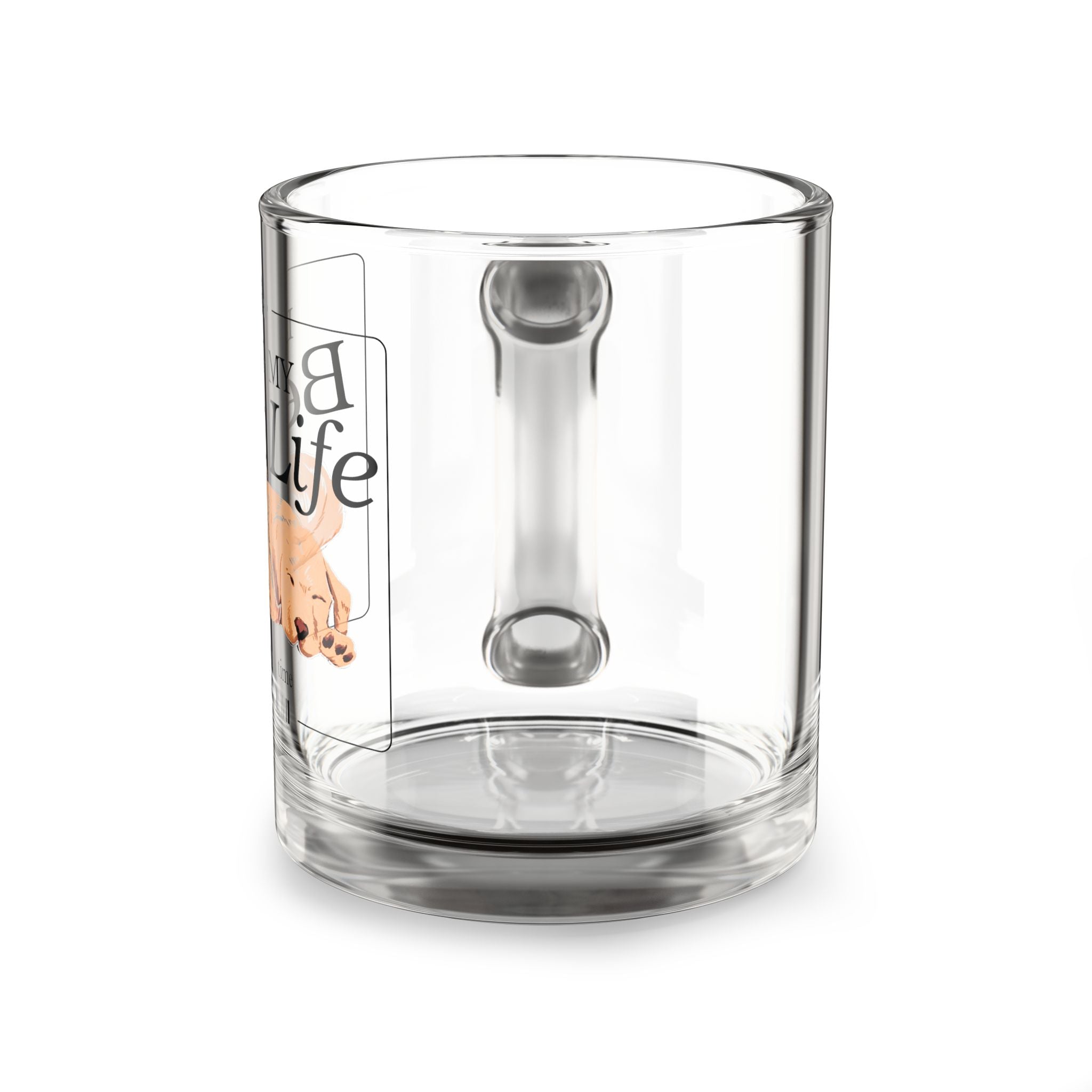 "Best Life" Glass Mug for Dog Parents