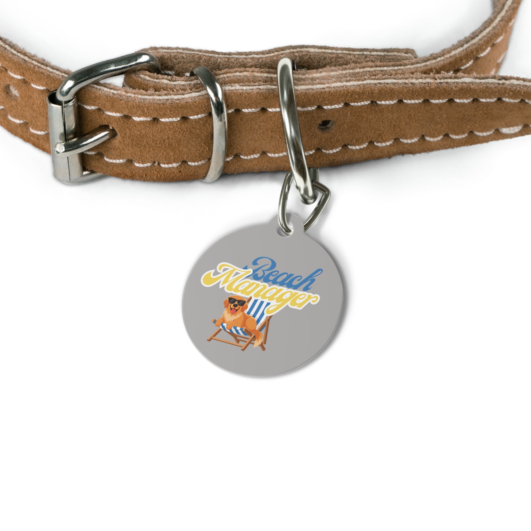"Beach Manager" Custom ID Tag