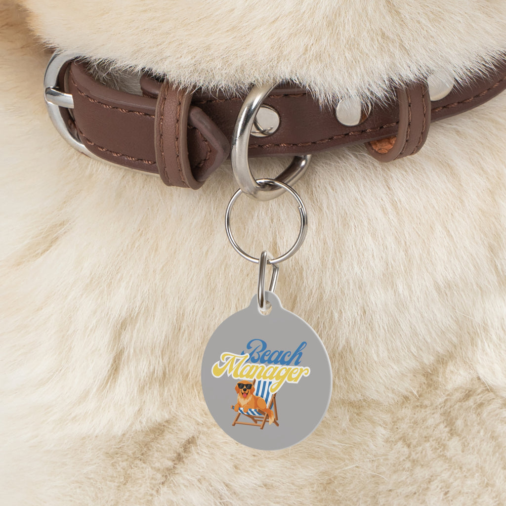 "Beach Manager" Custom ID Tag