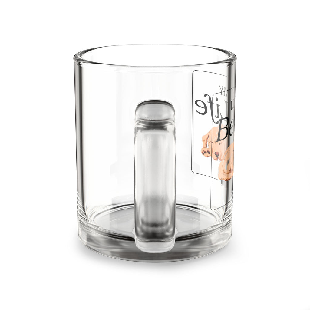 "Best Life" Glass Mug for Dog Parents