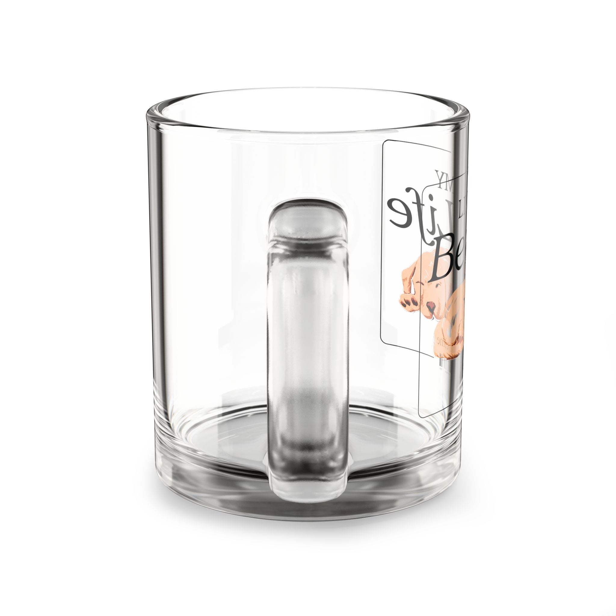 "Best Life" Glass Mug for Dog Parents